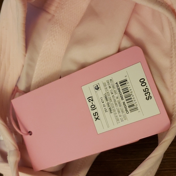 Stoney Clover x Target Pink Ribbed Cheeky High Leg 1 Piece Swimsuit Size XS (0-2 - Picture 3 of 8